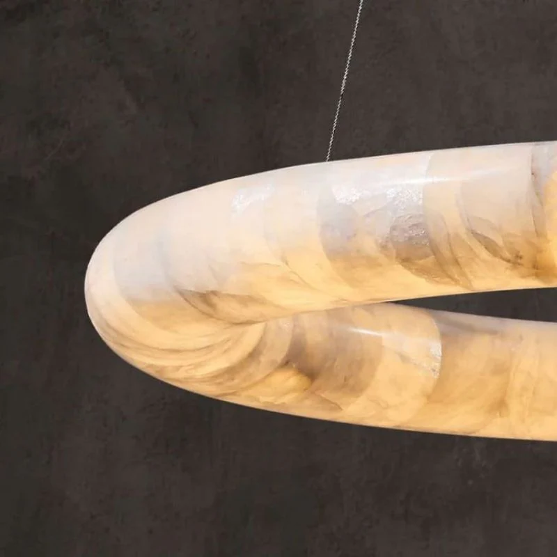 Karen Calcite Curve Ring Chandelier - Image 5
