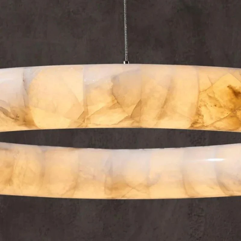 Karen Calcite Curve Ring Chandelier - Image 6