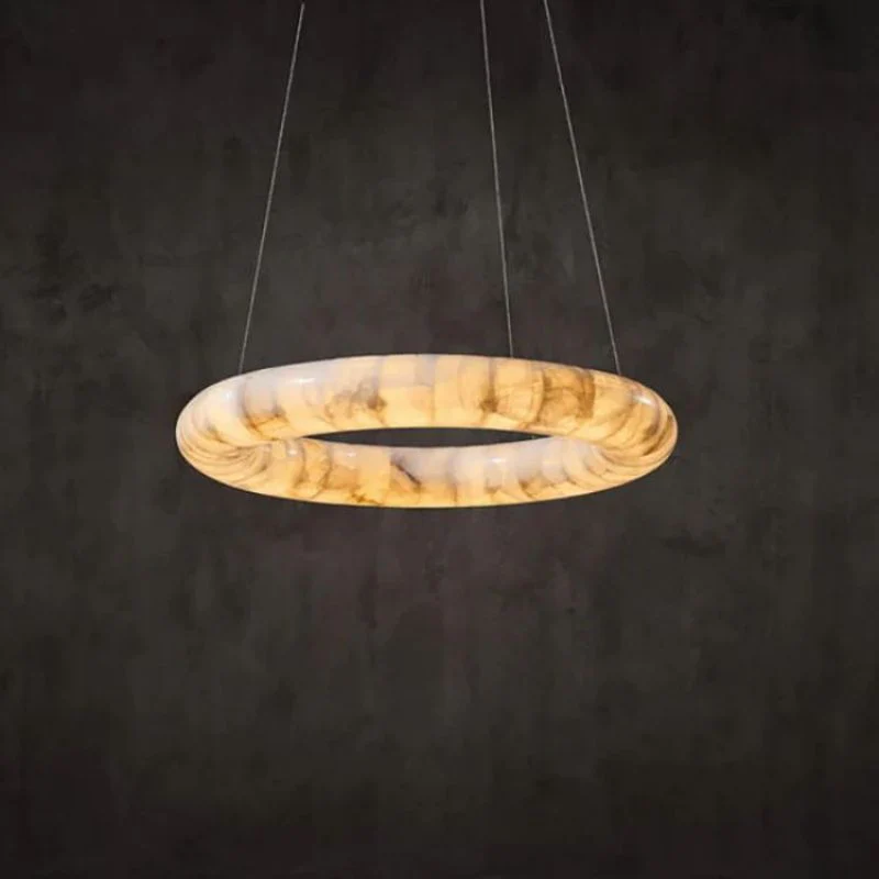 Karen Calcite Curve Ring Chandelier - Image 8