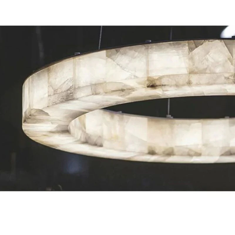 Karen Calcite Ring Chandelier 30″39″ - Image 6