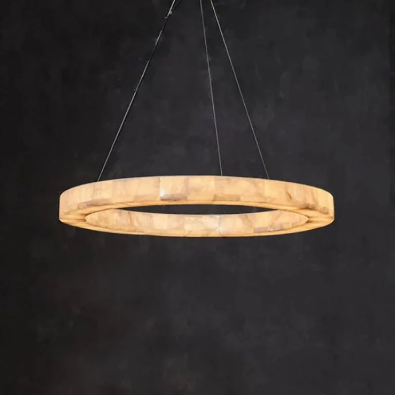 Karen Calcite Ring Chandelier 30″39″ - Image 7