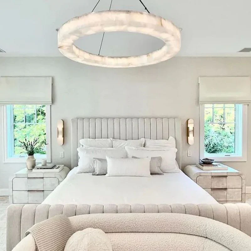 Karen Calcite Ring Chandelier 30″39″ - Image 9