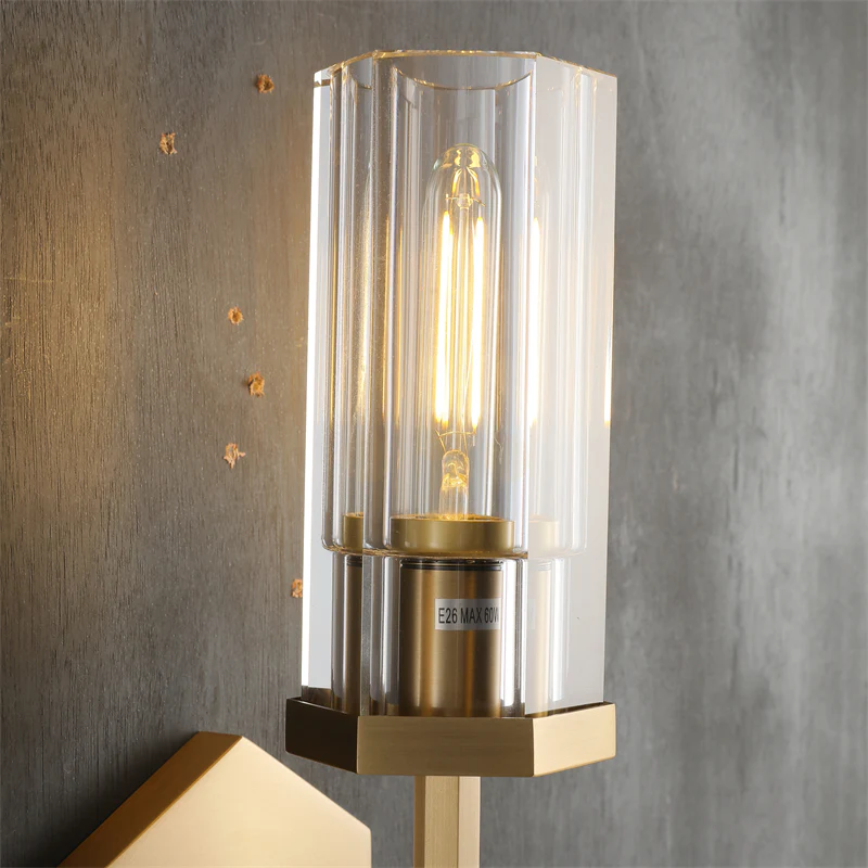 Kimberly Lambe Hexagonal Wall Sconce 14¼"H for Bedroom, Living Room, Kitchen Island - Image 3