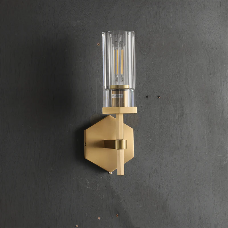 Kimberly Lambe Hexagonal Wall Sconce 14¼"H for Bedroom, Living Room, Kitchen Island - Image 4