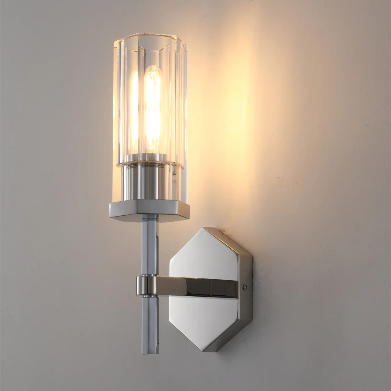 Kimberly Lambe Hexagonal Wall Sconce 14¼"H for Bedroom, Living Room, Kitchen Island - Image 8
