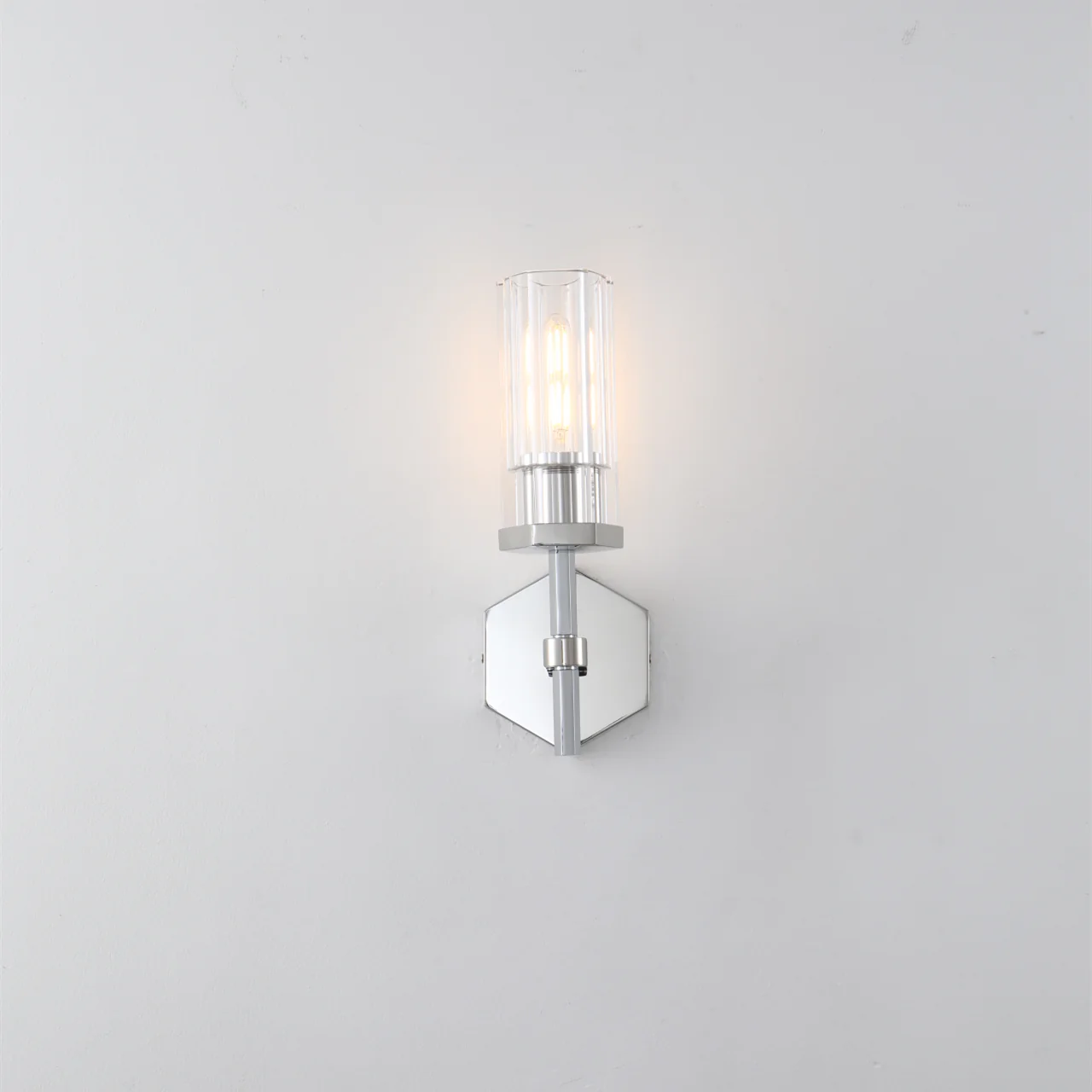 Kimberly Lambe Hexagonal Wall Sconce 14¼"H for Bedroom, Living Room, Kitchen Island - Image 9