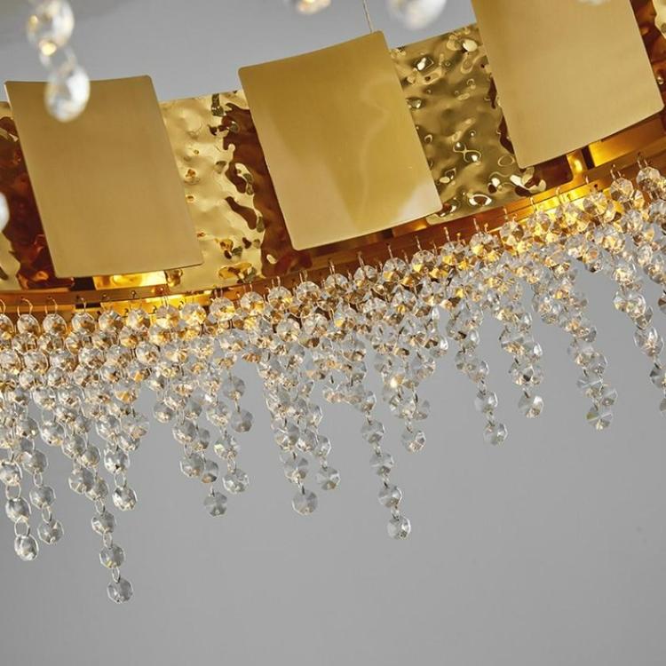 Kimbra Crystal Chandelier, Stainless Steel Pendant Light Chandelier for Room - Image 3