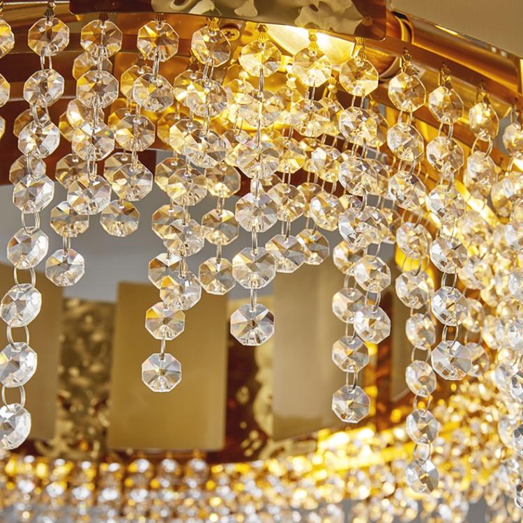 Kimbra Crystal Chandelier, Stainless Steel Pendant Light Chandelier for Room - Image 4