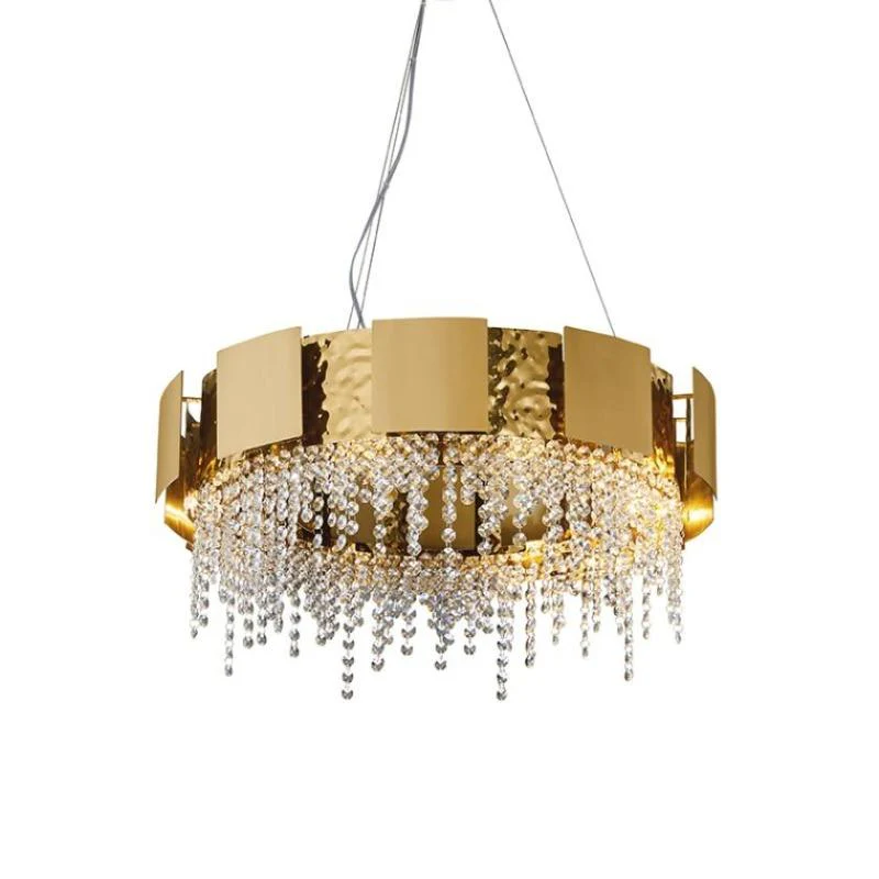 Kimbra Crystal Chandelier, Stainless Steel Pendant Light Chandelier for Room - Image 5