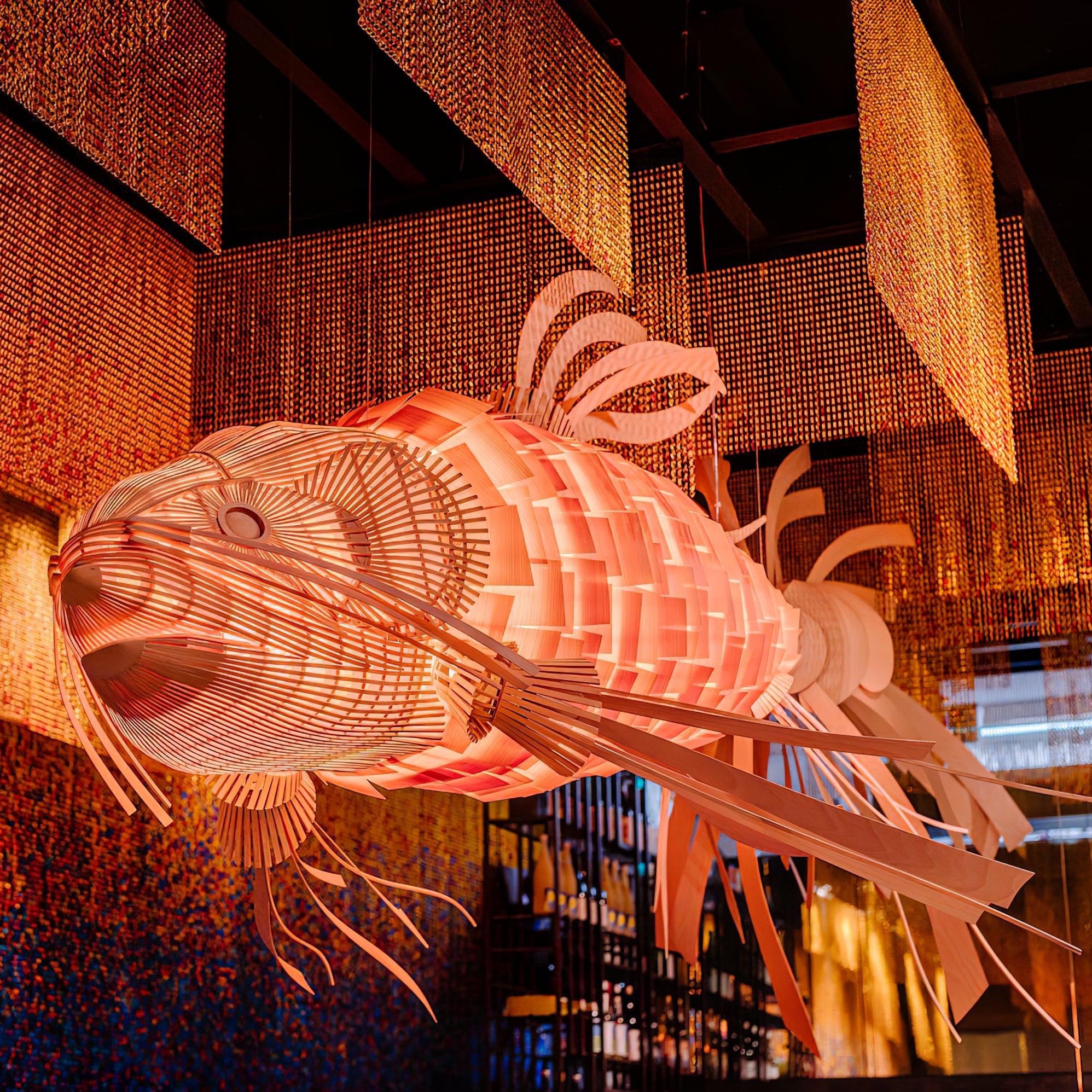 Koi Crystal Spiral Chandelier - Image 12