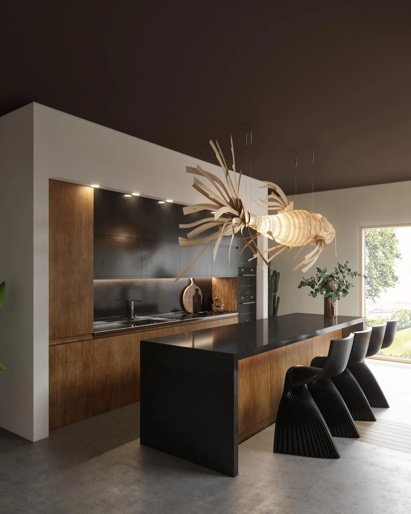 Koi Crystal Spiral Chandelier - Image 31