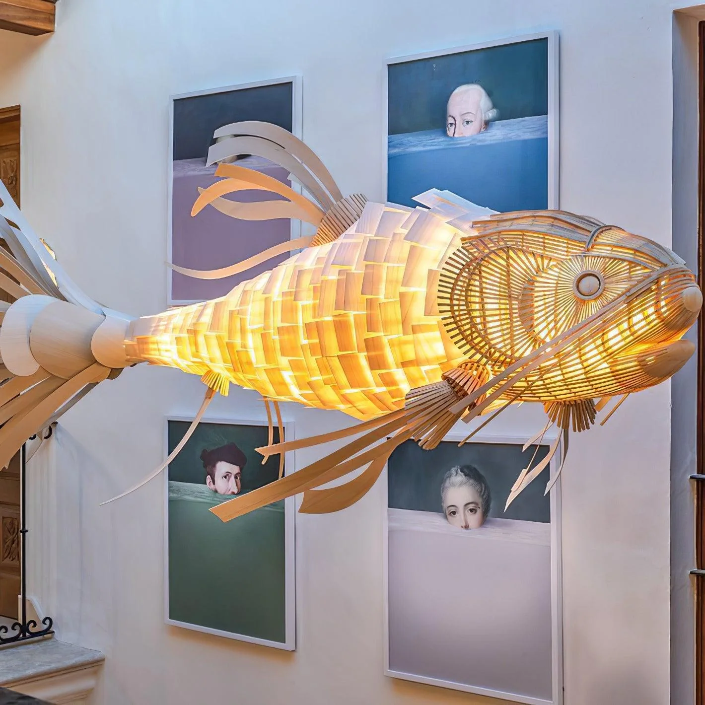 Koi Crystal Spiral Chandelier - Image 32