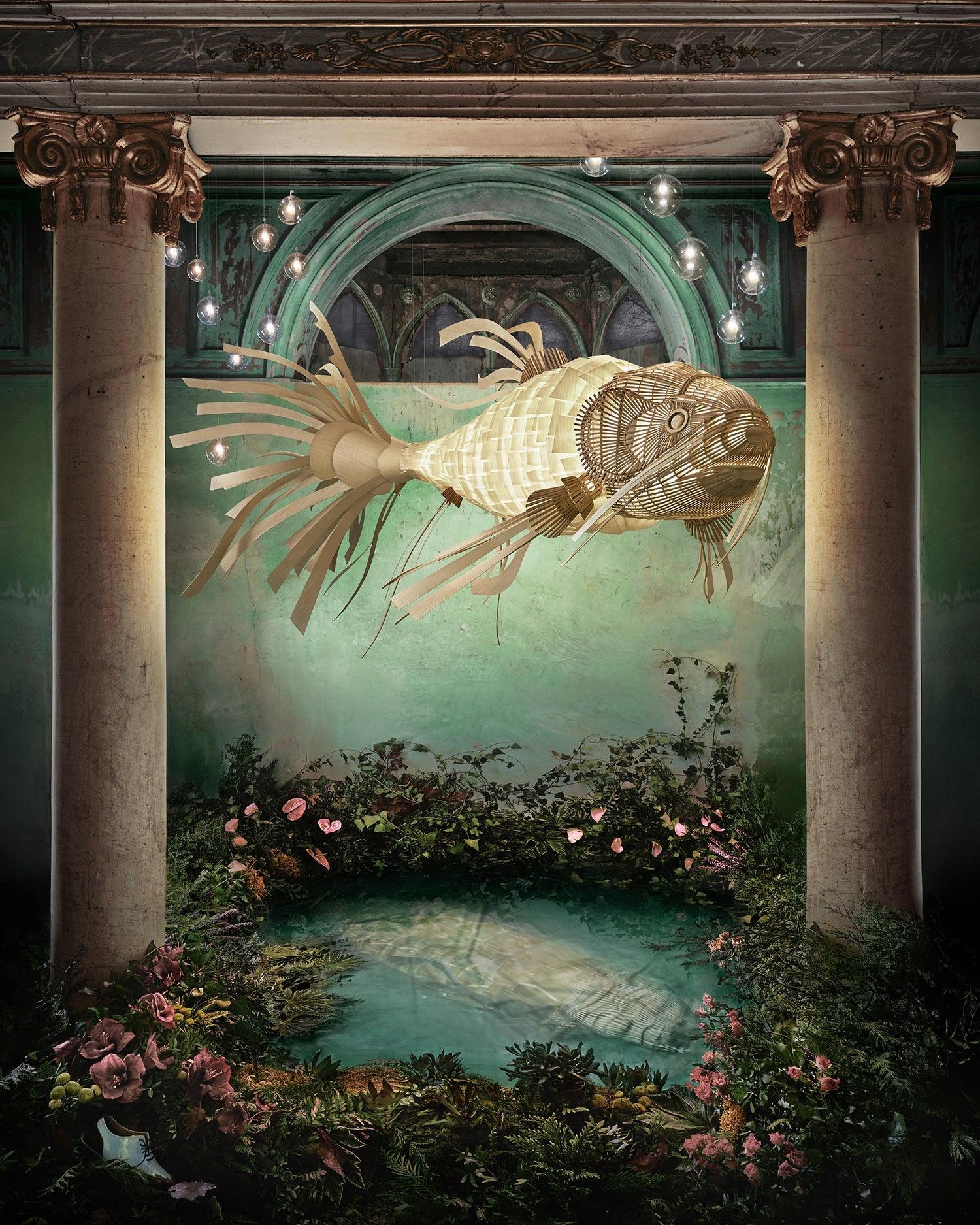 Koi Crystal Spiral Chandelier - Image 34