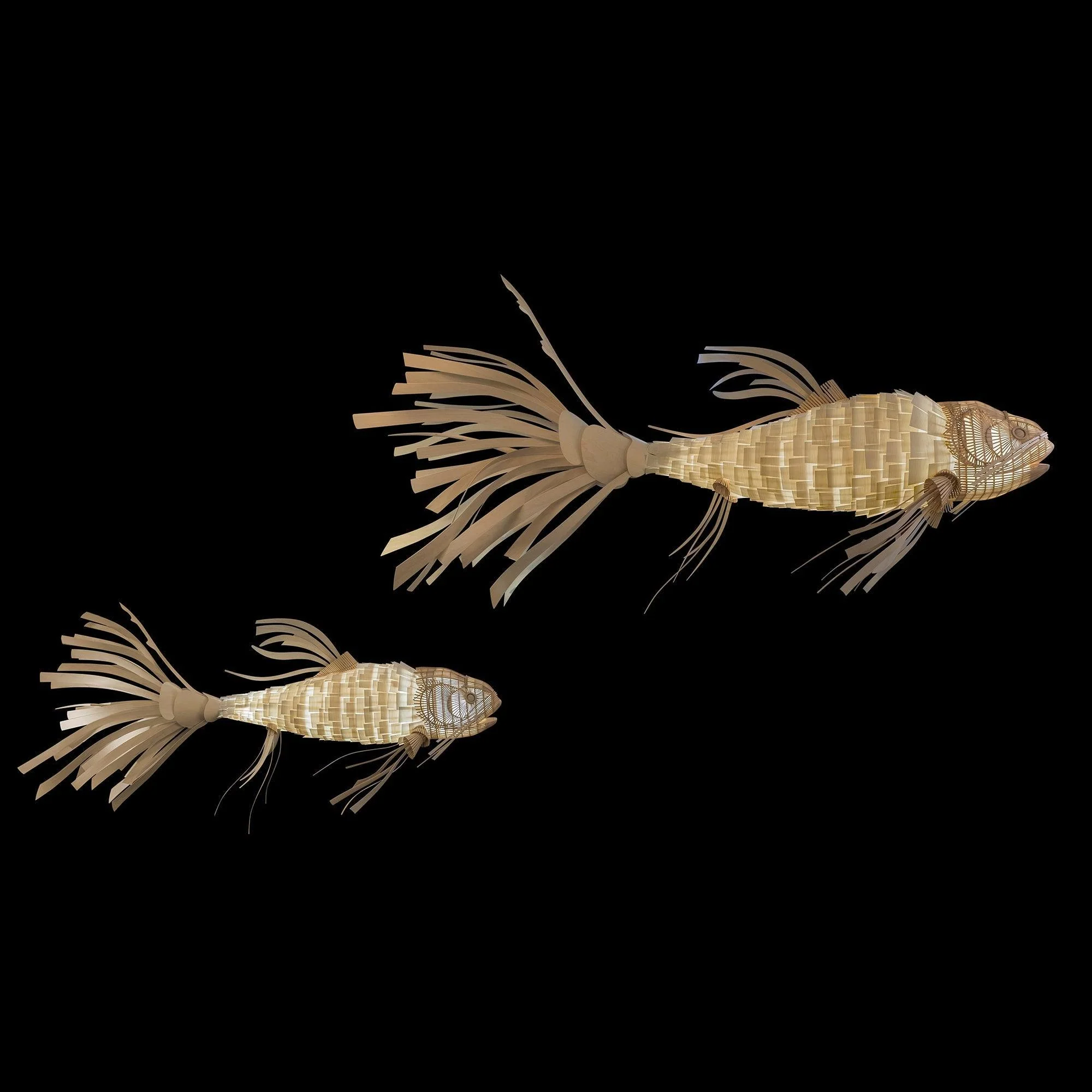 Koi Crystal Spiral Chandelier - Image 38
