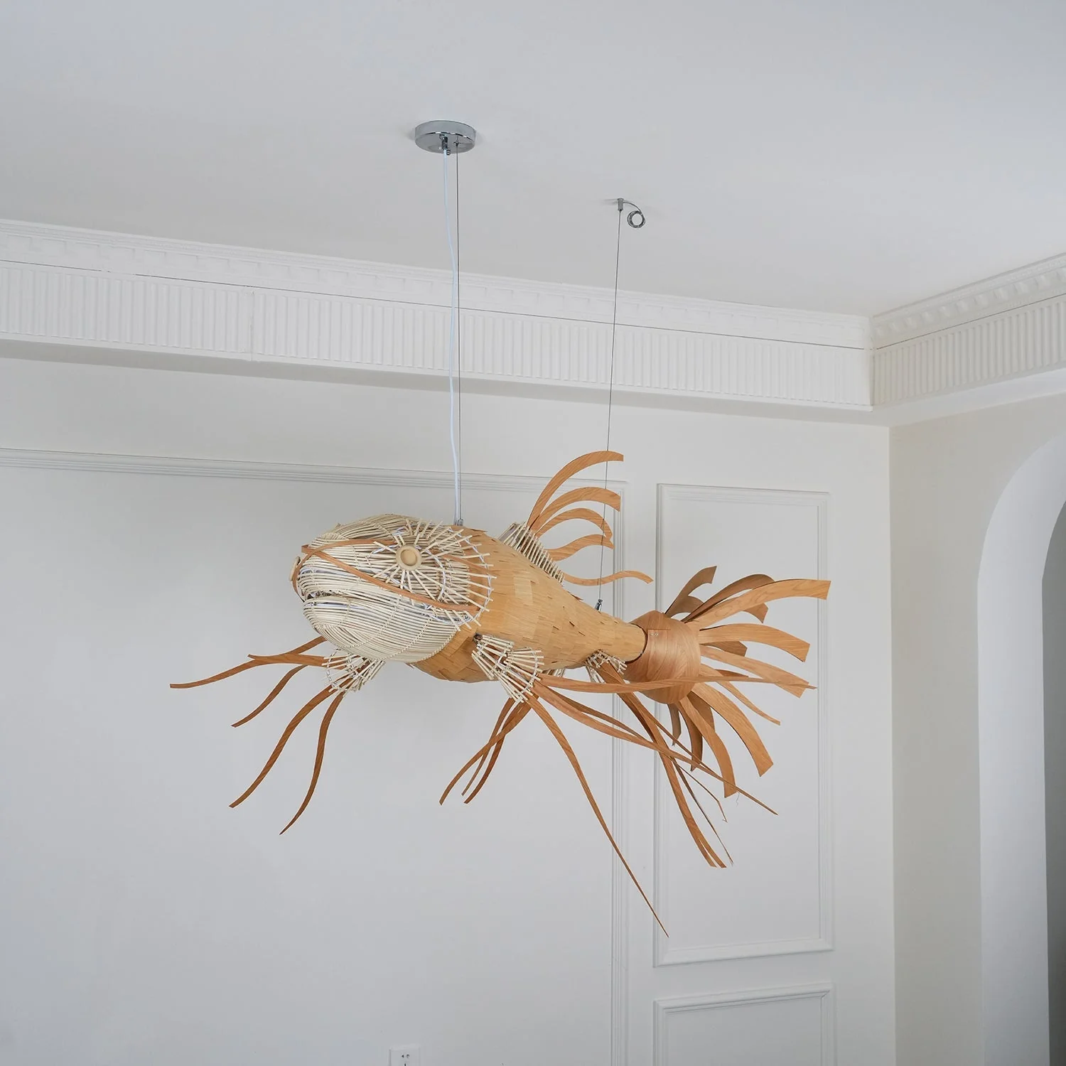 Koi Crystal Spiral Chandelier - Image 42