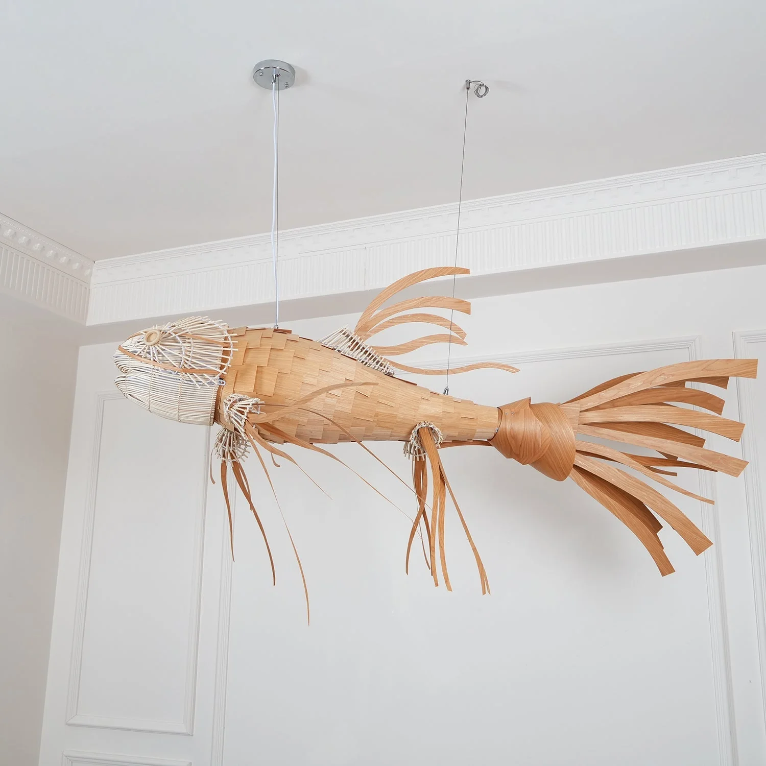 Koi Crystal Spiral Chandelier - Image 49