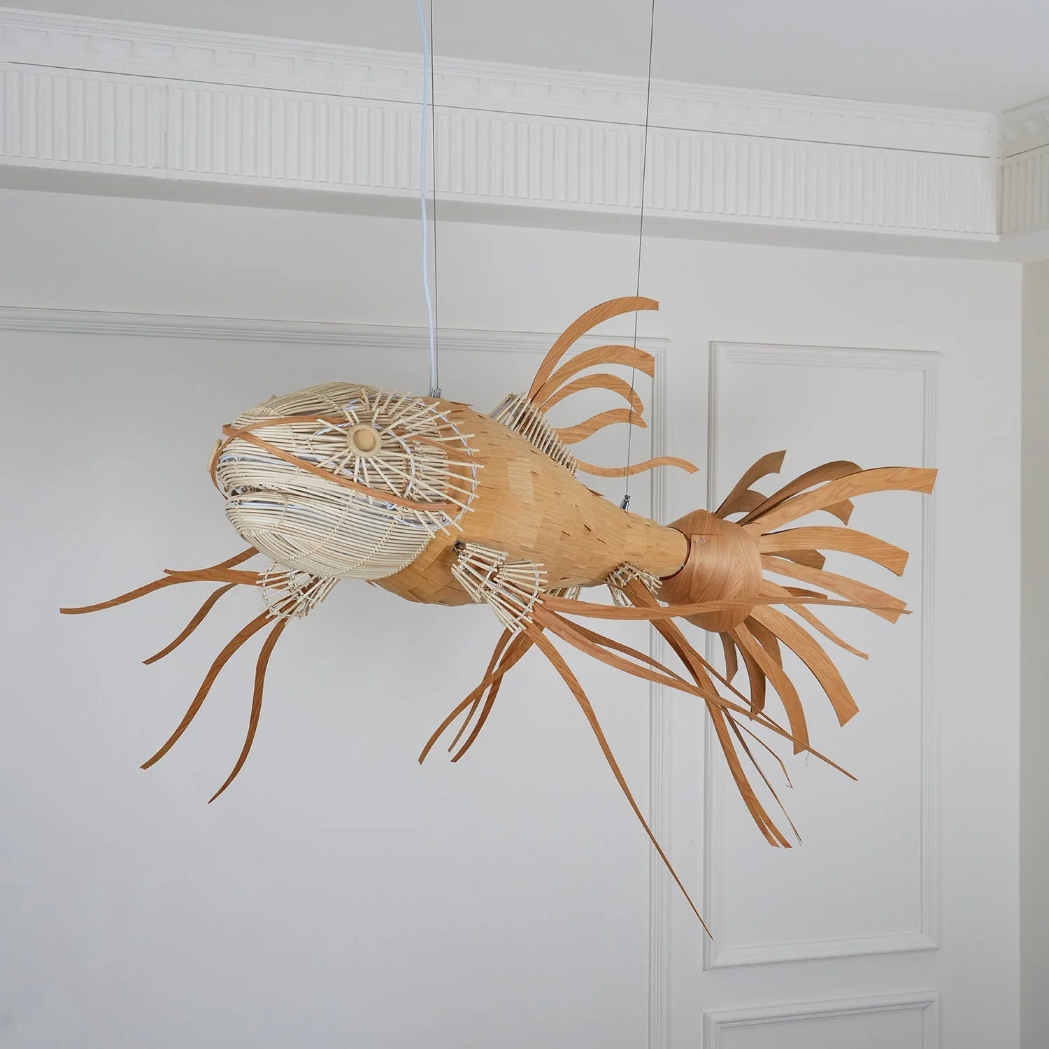 Koi Crystal Spiral Chandelier - Image 8