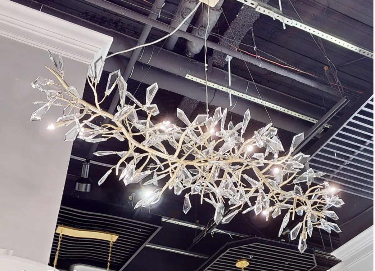 Kotta Twelve-Light Cut-Crystal Pendant Chandelier AJC-9281 - Image 2