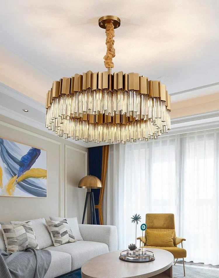 Kubica Round Crystal Chandelier - Image 3