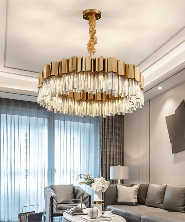 Kubica Round Crystal Chandelier - Image 4