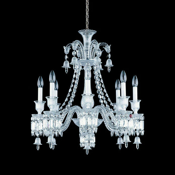 Light Luxury Classic Short Version Tiered Candle Light Crystal Chandelier for High-ceiling Rooms/Living Room - Image 4
