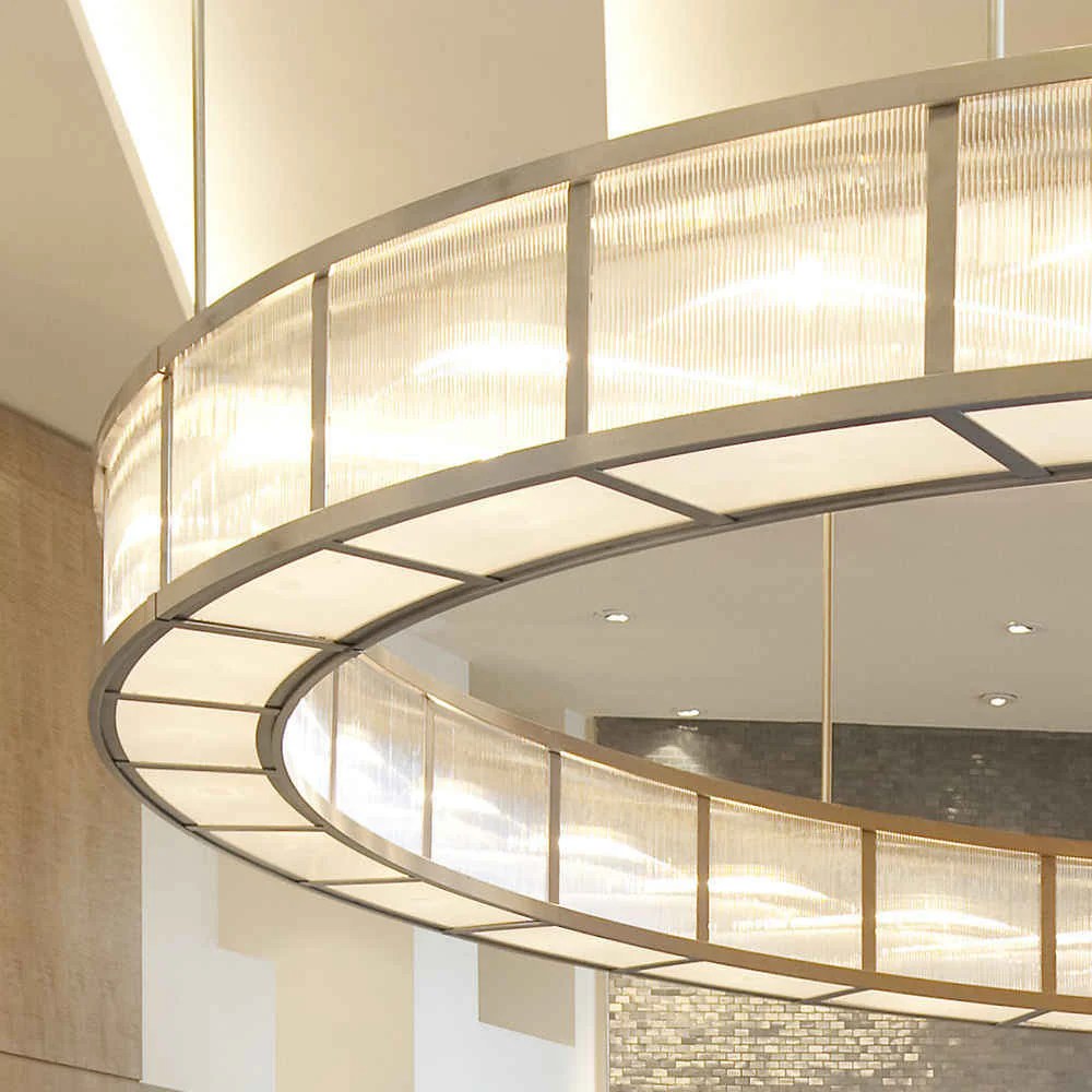 Large round ring chandelier - Image 2