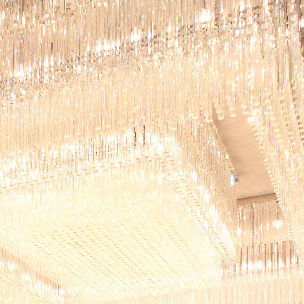Large Squre crystal chandelier for recpetion area - Image 3
