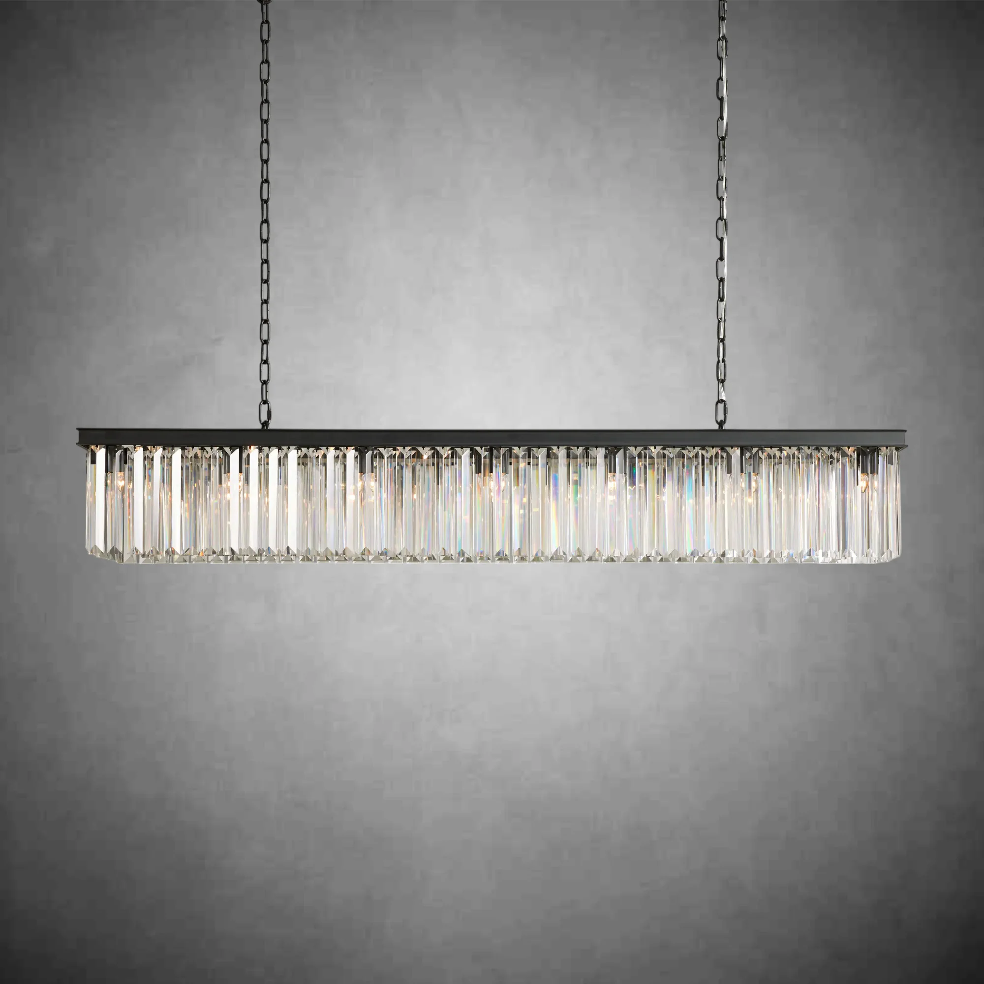 Leyland Rectangular Chandelier 60''72'' - Image 3