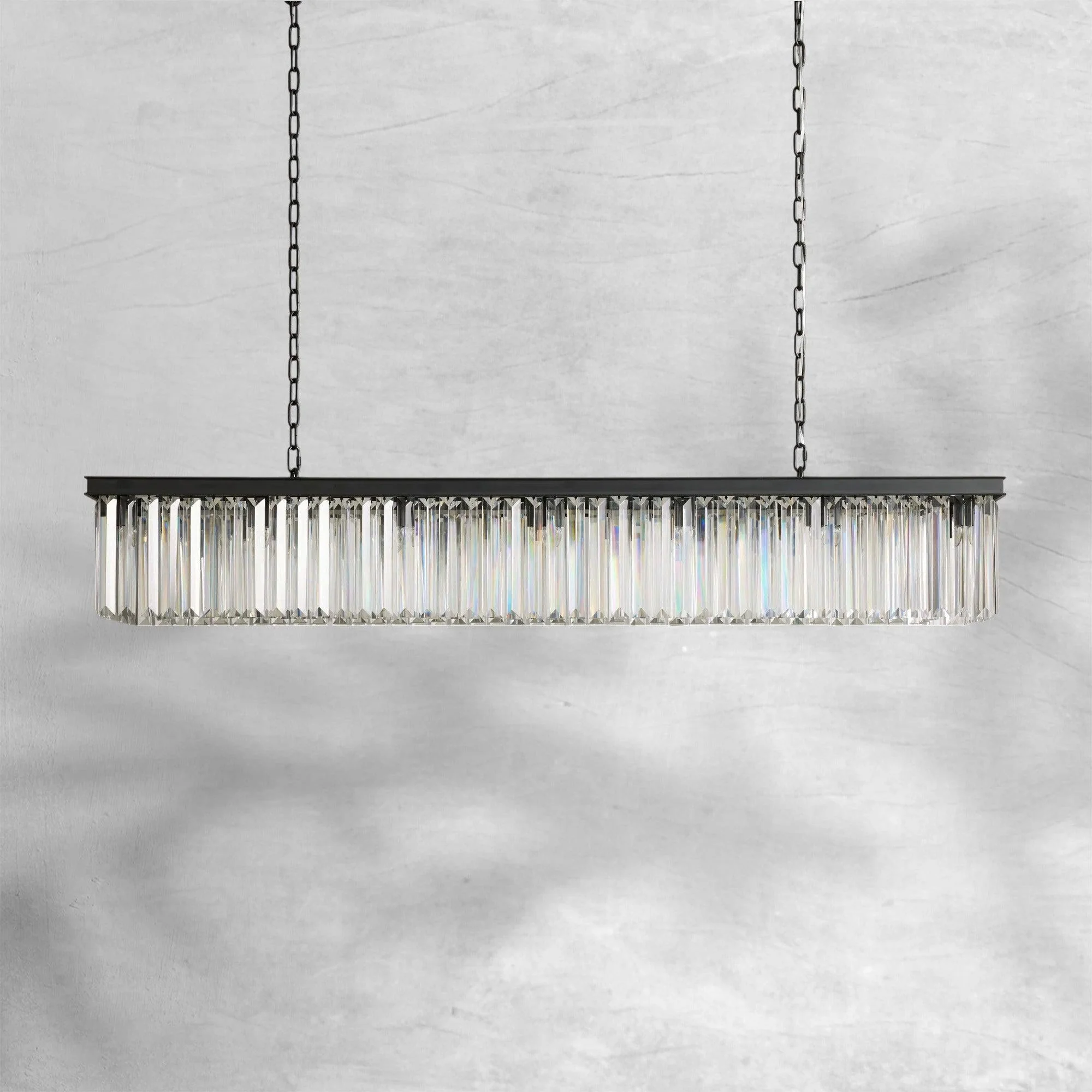 Leyland Rectangular Chandelier 60''72'' - Image 5