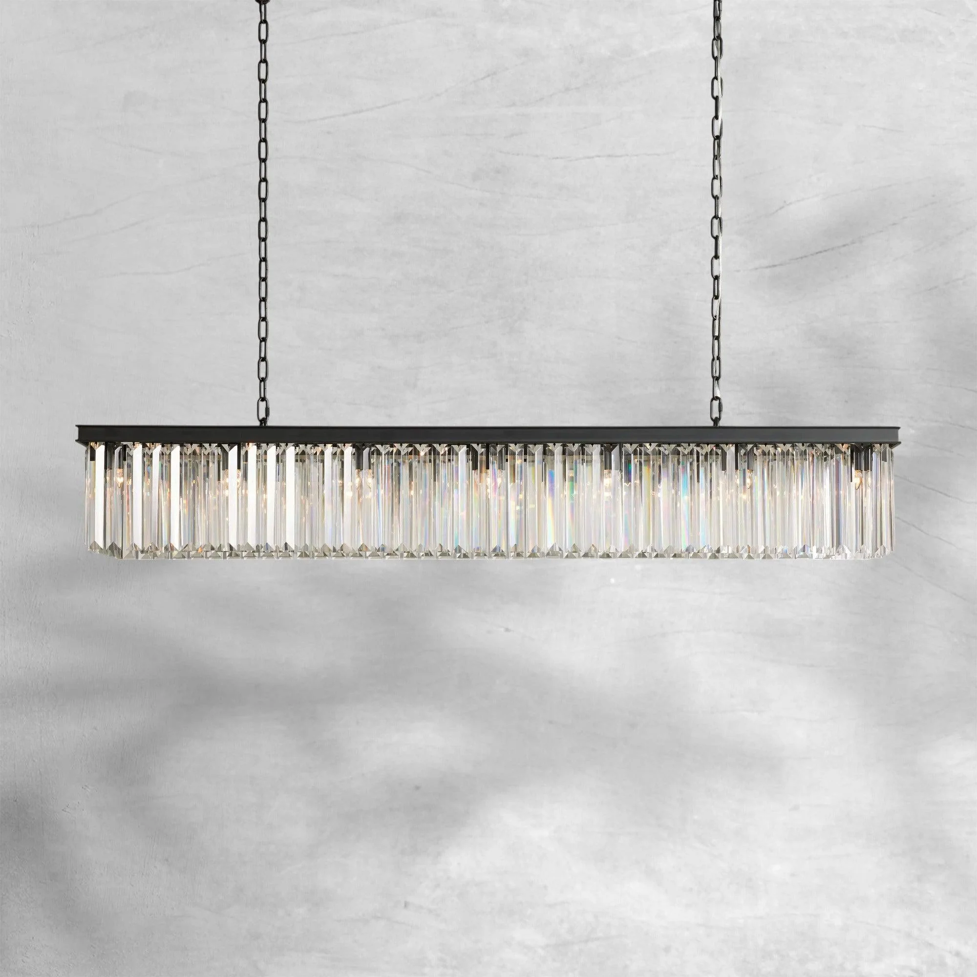 Leyland Rectangular Chandelier 60''72'' - Image 7
