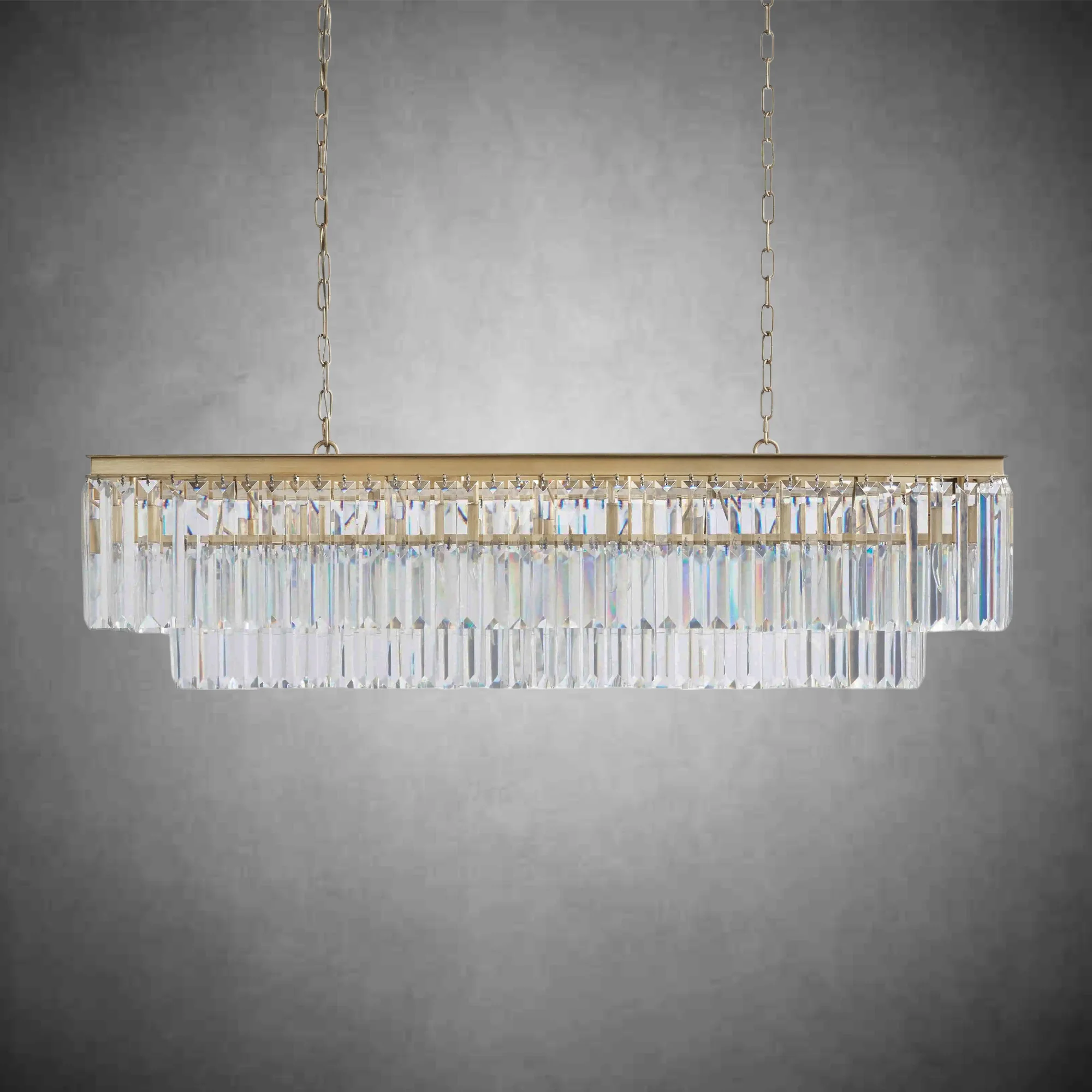 Leyland Tiered Rectangular Chandelier - Image 5