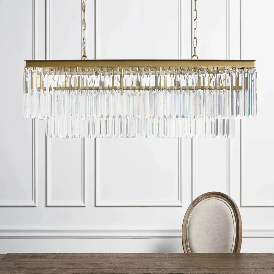Leyland Tiered Rectangular Chandelier - Image 6