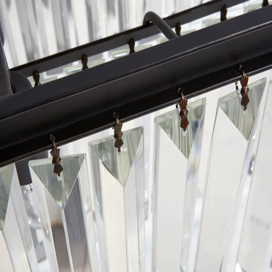 Leyland Tiered Rectangular Chandelier - Image 8
