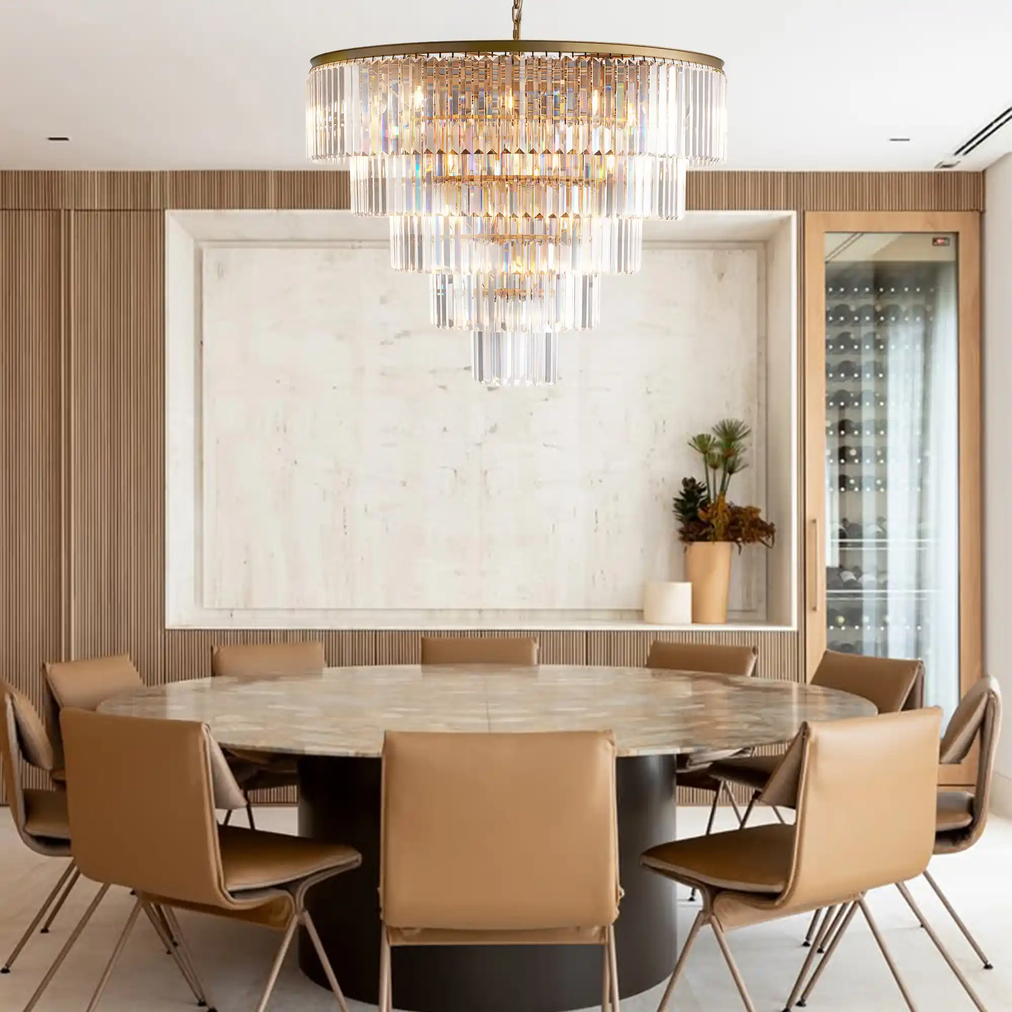 Leyland Tiered Round Chandelier - Image 8