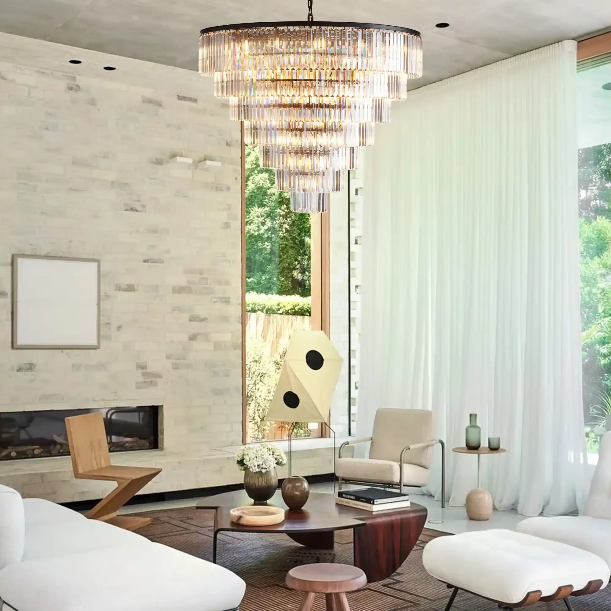 Leyland Tiered Round Chandelier - Image 9