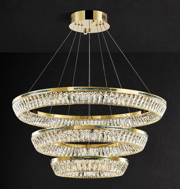 Light Luxury Creative Multi-layer Shell Crystal Art Chandelier for Living/Dining Room - Image 10