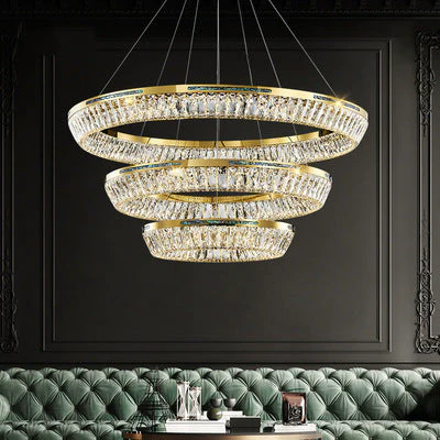 Light Luxury Creative Multi-layer Shell Crystal Art Chandelier for Living/Dining Room - Image 2