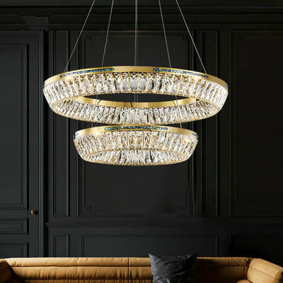 Light Luxury Creative Multi-layer Shell Crystal Art Chandelier for Living/Dining Room - Image 6