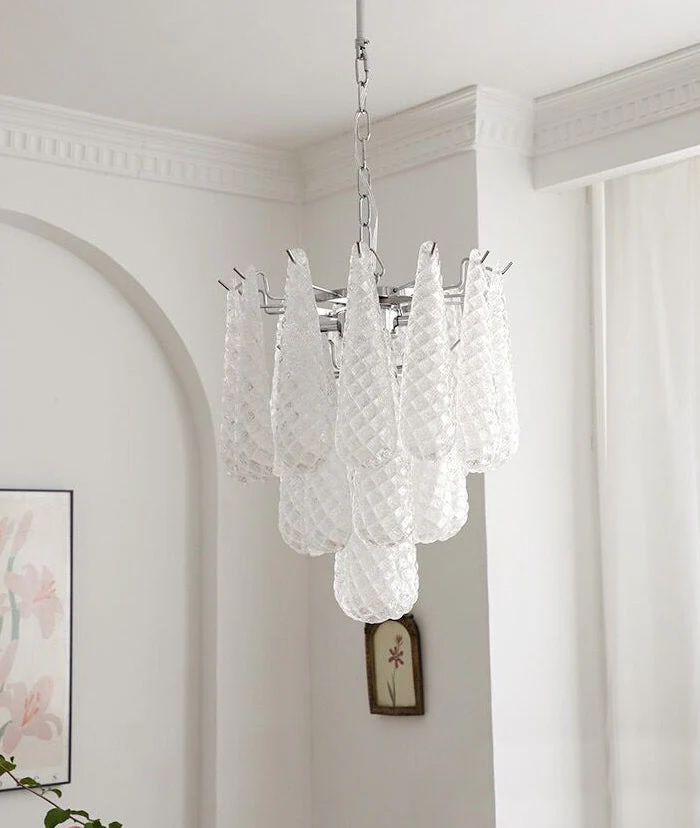 Light Luxury Multi-layered Teardrop Waterfall Chandelier for Living Room/Bedroom - Image 18