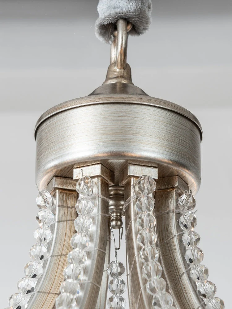 Light Luxury Nordic Vintage Candle Iron Lantern Chandelier for Living / Dining Room / Bedroom - Image 6