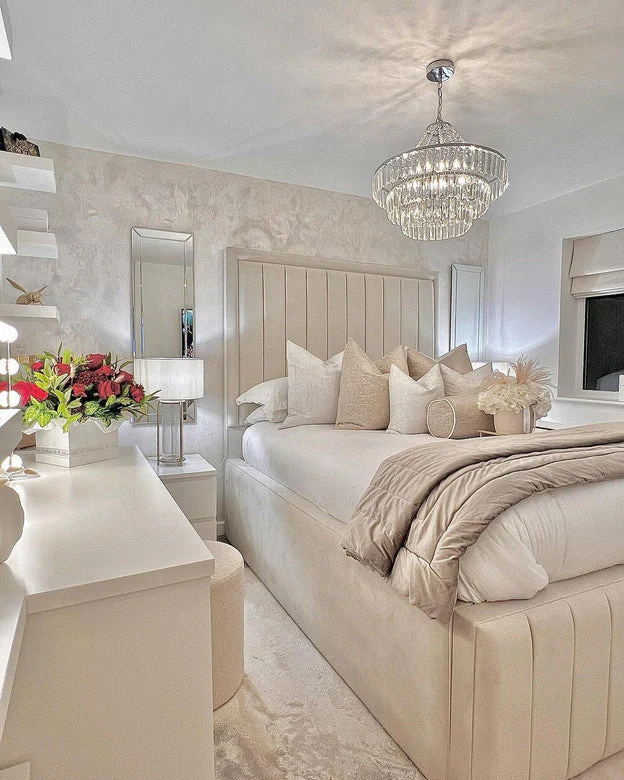 Light Luxury Round Tiered Crystal Chandelier for Living Room/Bedroom - Image 3