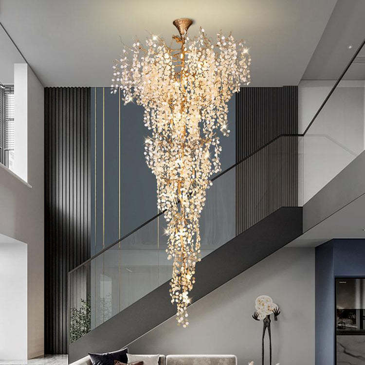 Long Vine Staircase Chandelier 78.7" 110" - Image 5