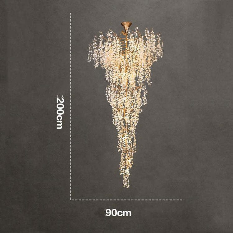 Long Vine Staircase Chandelier 78.7" 110" - Image 7