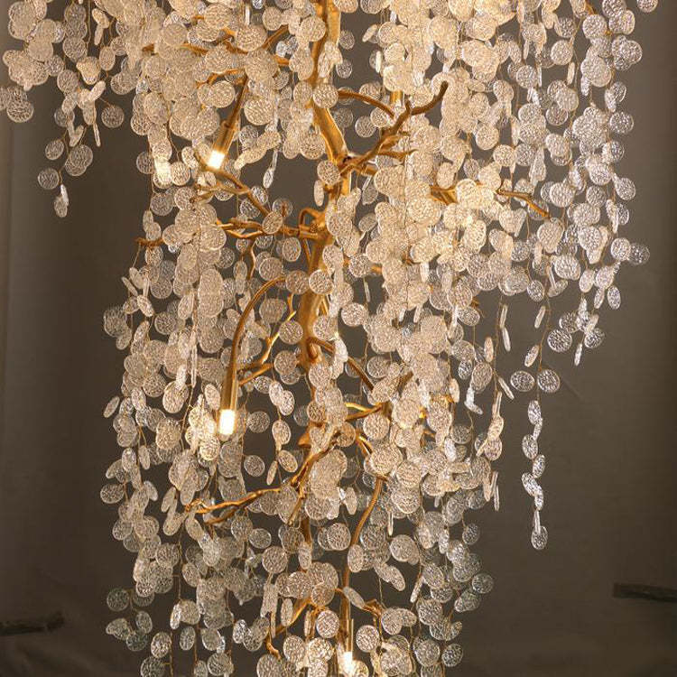 Long Vine Staircase Chandelier 78.7" 110" - Image 9
