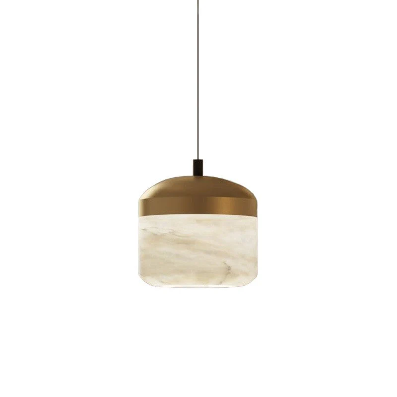 Merlin Queena Modern Alabaster Pendant, Kitchen Island Pendant Light - Image 4