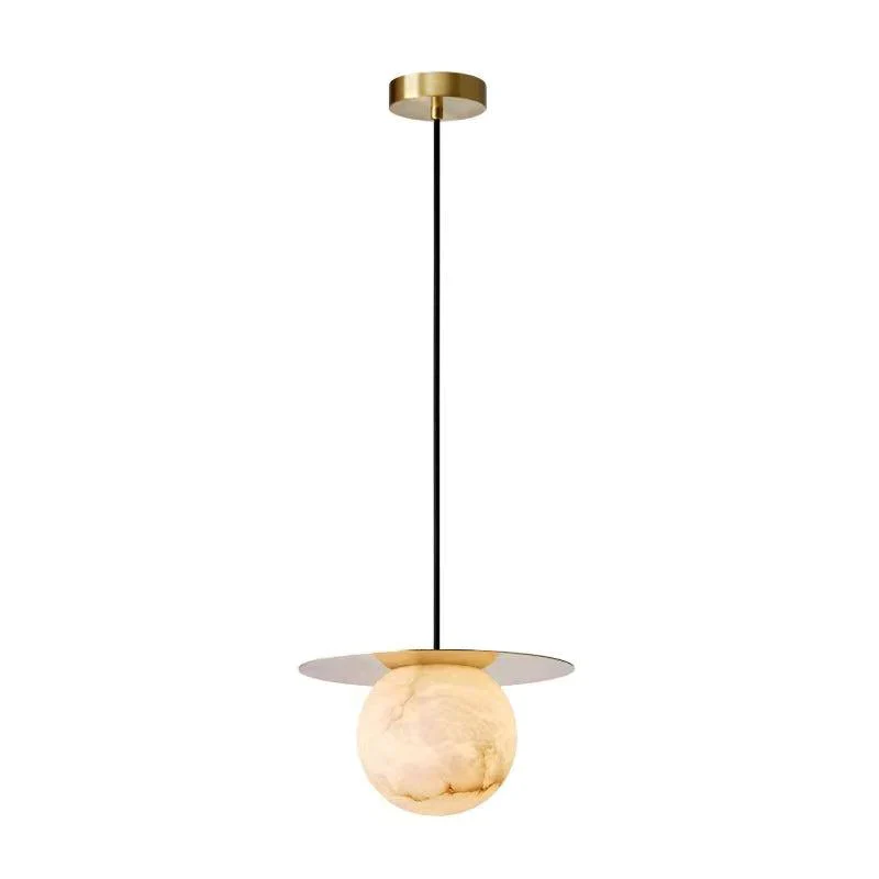 Merlin Boris Spanish Alabaster Bedside Pendant - Image 3