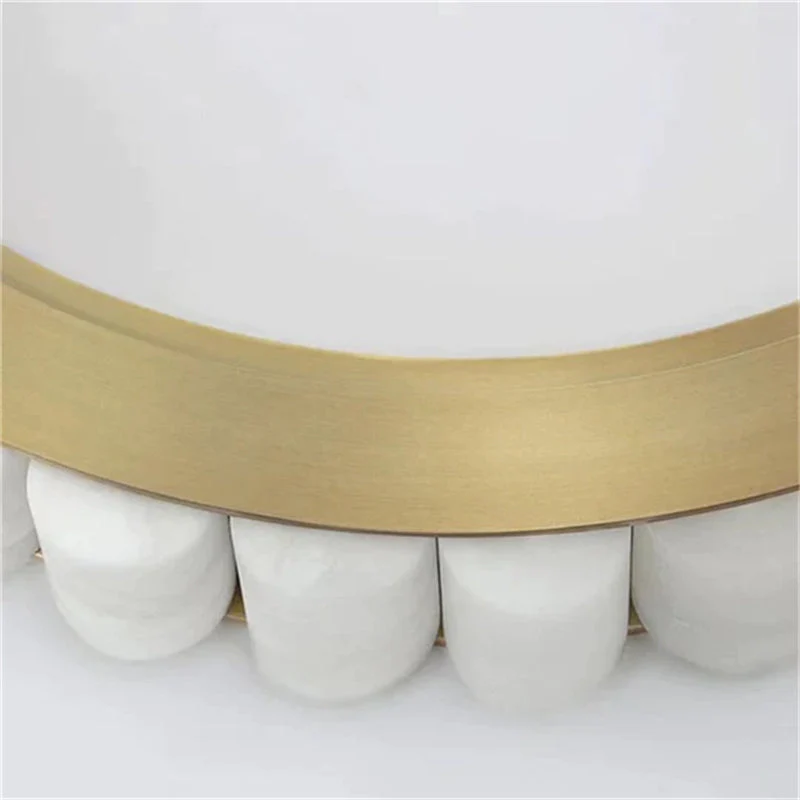 Merlin Gina Alabaster Circle Round Pendent Light, Galaxy Pendant Light - Image 7