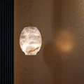 Merlin Modern Luxury Alabaster Lantern Pendant Light, Bar Pendant Light - Image 5