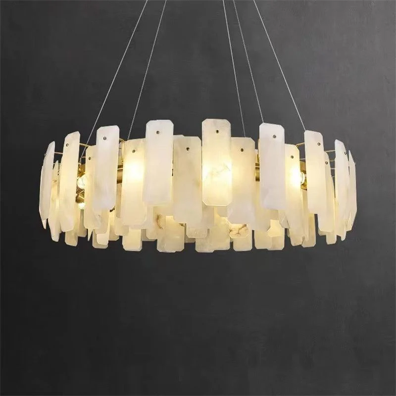 Merlin Moira Alabaster Round Chandelier - Image 2
