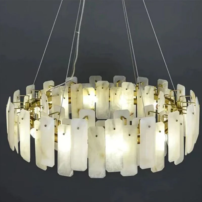 Merlin Moira Alabaster Round Chandelier - Image 5